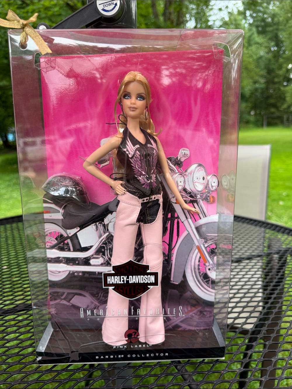 Harley‑Davidson Pink and Black Barbie Doll